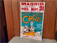 Circus poster, Madrid, Iowa