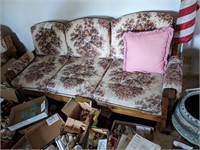 3 pc Vintage Couch and Chair lot