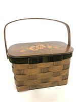 Betty Kitti 1970 Small woven strawberry basket