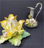 Italian Candle Holder Pitcher