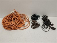 Lot of 4 Extension Cords