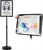 ULN-T-SIGN Adjustable Pedestal Poster Stand Alumin