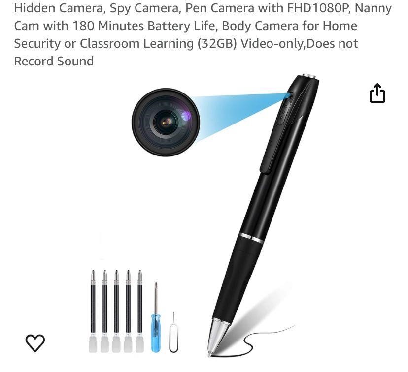 Hidden Camera, Spy Camera, Pen Camera