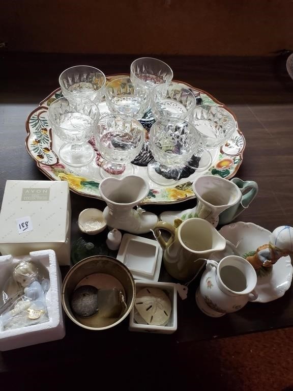 Lot of Various Glassware to Include Turkey