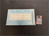 1962 Mercury Meteor Owners Manual