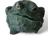 Toad Hollow 15" Fiberglass Garden Statue