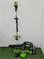 GREENWORKS PRO 80V WEEDWACKER/BLOWER