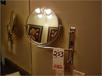 15" X 19" Picture, Towel Rack And Mirror