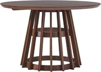 Walker Edison 48-Inch Brown Dining Table top