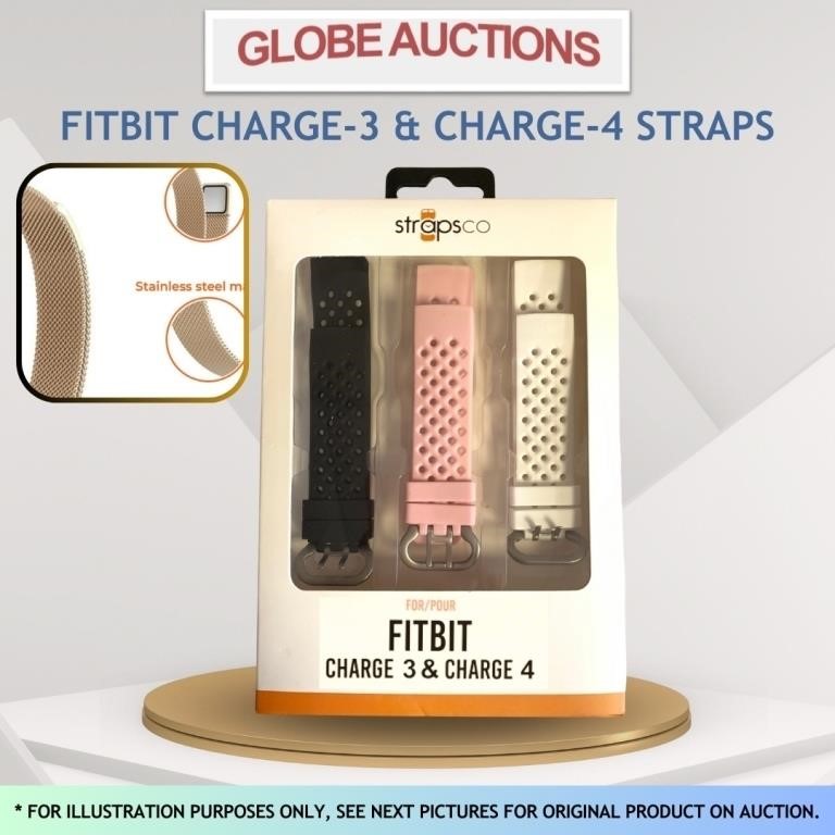 FITBIT CHARGE-3 & CHARGE-4 STRAPS