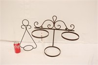 Metal 3 Flower Pot Hanger w/ Single Pot Holder