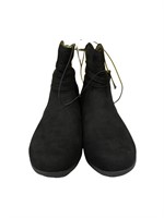 St Johns Bay Womens Kinley Black Booties Size 6 M