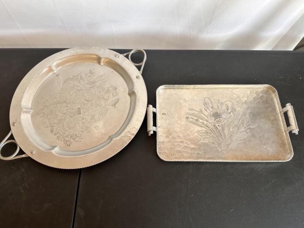 Hand Forged Metal Trays