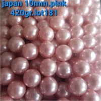JAPAN VTG 10MM PINK BALLS NO-HOLES 420 GRAMS