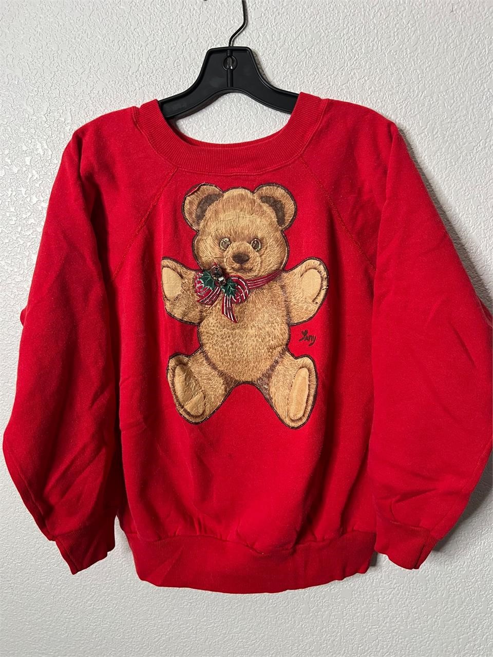 Vintage Teddy Bear Crewneck Christmas