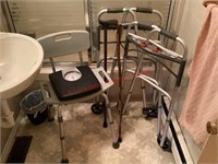 Convalescent Items: Walkers, Canes, Scale & Seat