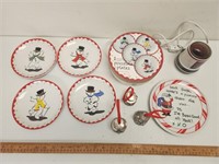 Singing in the Snow Porcelain Plates