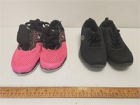 (2) Pairs of Womens Sneakers- Sketchers and