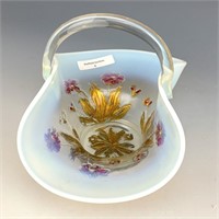 Dugan French Opal Single Flower Basket