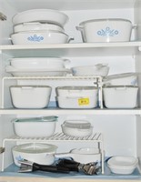 15 pcs of Corning Ware with covers and handles