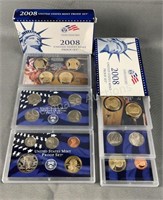 (2) 2008 US Mint Proof Sets