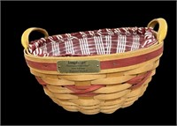 5 “ x 10 “ Double Lined Hand Woven Longaberger