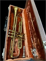 Brass Trumpet & Case