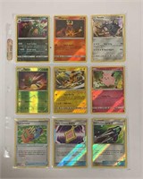 (9) Pokémon Foil Cards