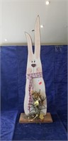 Decorative Wooden Rabbit (29" Tall)