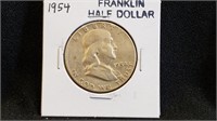 1954 Franklin Half Dollar