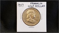 1957 Franklin Half Dollar