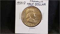 1954D Franklin Half Dollar