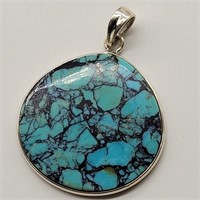 925 SILVER & TURQUOISE PENDANT