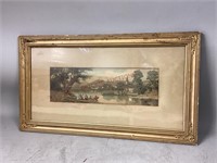 C. Stansey Framed Watercolor
