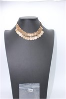 Choker with hanging coins