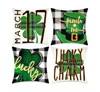 18x18 inches COVFEVER Set of 4 St. Patrick's Day