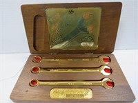 Mac Tools Awards Wrenches 1986 Gold Plated