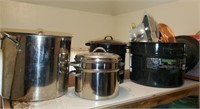 Shelf of kitchenware