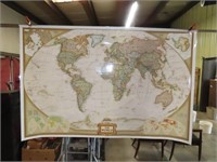 National Geographic Laminated World Map