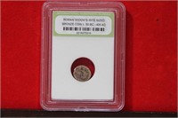 A Slabbed Roman  Bronze Coin