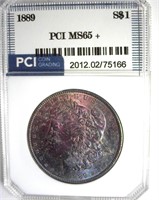 1889 Morgan MS65+ LISTS $475