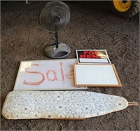 Misc Dry Erase Boards, Fan, Iron Board