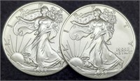 (2) 2023 Silver Eagles