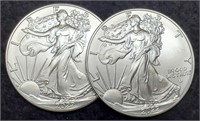 (2) 2022 Silver Eagles