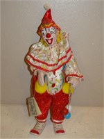 Heritage Mint Handpainted Porcelain Clown