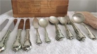 Easterling Sterling Flatware Set - 4 Forks, 4