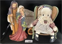 Religious Figurine, Doll Furniture.
