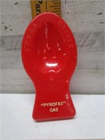 ADVERTISEMENT SPOON REST PYROFAX GAS