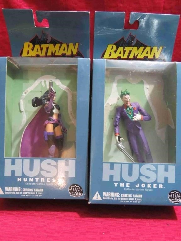 DC Direct The Joker & Huntress Batman Hush Figures