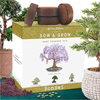 Nature's Blossom Bonsai Tree Kit, Grow 4 Types of